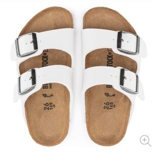 Arizona Kids 
Birko-Flor White Sandal Size 34